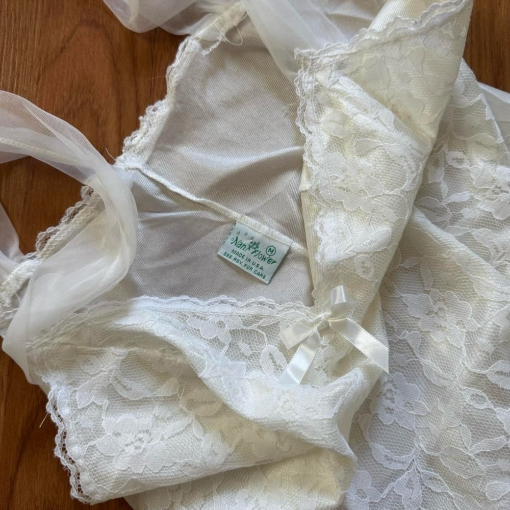 White Lace Camisole Top - Picture 6 of 6